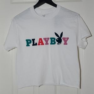 Cropped PLAYBOY Graphic T-Shirt